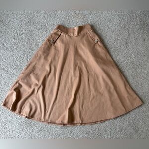Elegant Tan Women's Skirt